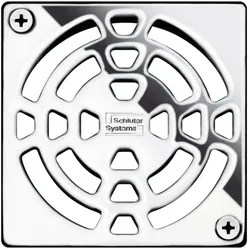 Schlüter Systems KERDI-DRAIN-RO Austauschbarer Entwässerungsrost Classic 15x15cm Edelstahl EP - Edelstahl poliert