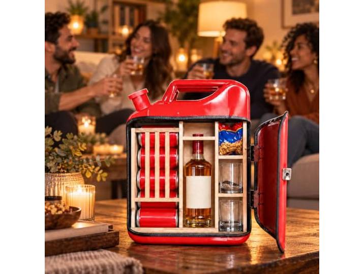 ERICAT Minibar-Schrank-Set Aus Eisen Und Holz, Whisky-Schrank Für Kanister, Personalisierte Kleine Whisky-aufbewahrungsregale, Integriertes Schloss Und Robuste, Langlebige Konstruktion, Für Männer