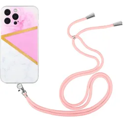 Hülle Handy Schutz für Apple iPhone 12 Pro Max Handykette Case Cover Bumper Neu
