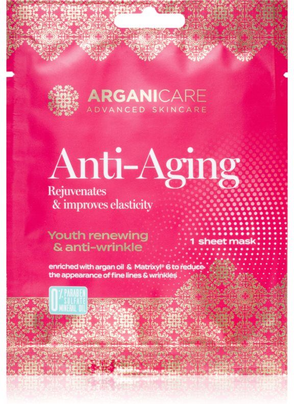 Arganicare Anti-Aging Sheet Mask firming sheet mask 1 pc
