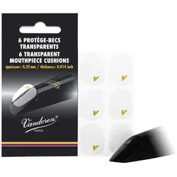 Vandoren VMC6 Bissplatten Transparent 6er Pack - Bissplatte