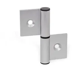 Scharniere, aushängbar, für Aluminiumprofile / Flächenelemente (2294-72-82-A-C-EL)