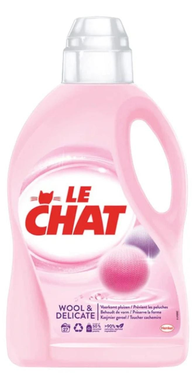 Le Chat vloeibaar wasmiddel voor wol en delicate stoffen, 1,35 liter (27 wasbeurten)