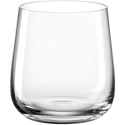 6er-Set Leonardo Whiskybecher Brunelli 400 ml Glas Transparent Klar