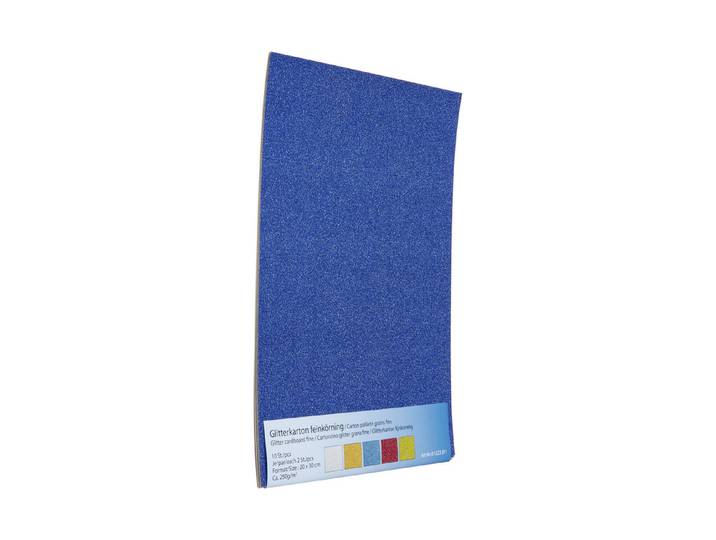 Glorex Glitter-Karton 20 × 30 cm 10 Stück