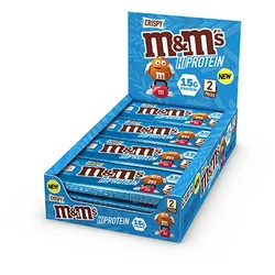 M&M's Crispy High Protein Bar Riegel - Karton 12 x 52g