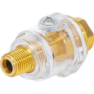 BGS-technic Druckluftöler 3241, direkt am Werkzeug, 1/4 Zoll Anschluss, Arbeitsdruck bis 7 bar