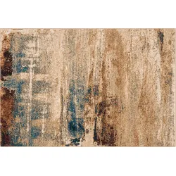 TEPGO Wollteppich Rayen dunkelbeige 300x400 cm
