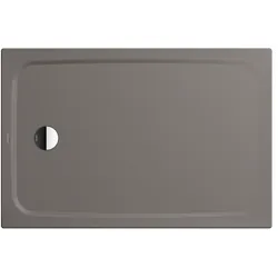Kaldewei CAYONOPLAN Duschfläche, warm grey 70, Secure Plus, 1000x1600x25 mm, seitlicher Ablauf
