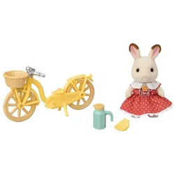 Sylvanian Families Baby Rabbit Schokoladen Fahrradtour