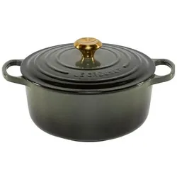 Le Creuset Kochgeschirr, Pfanne + Kochtopf, Grün