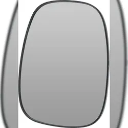 Spiegel Wandspiegel Badspiegel Garderobe Oval Schwarz 30x40cm