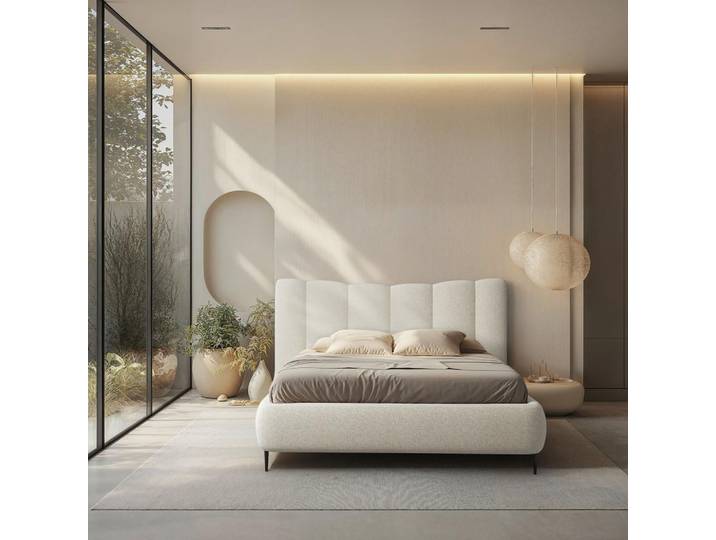 POLSTERBETT Nook 160x200 cm Creme