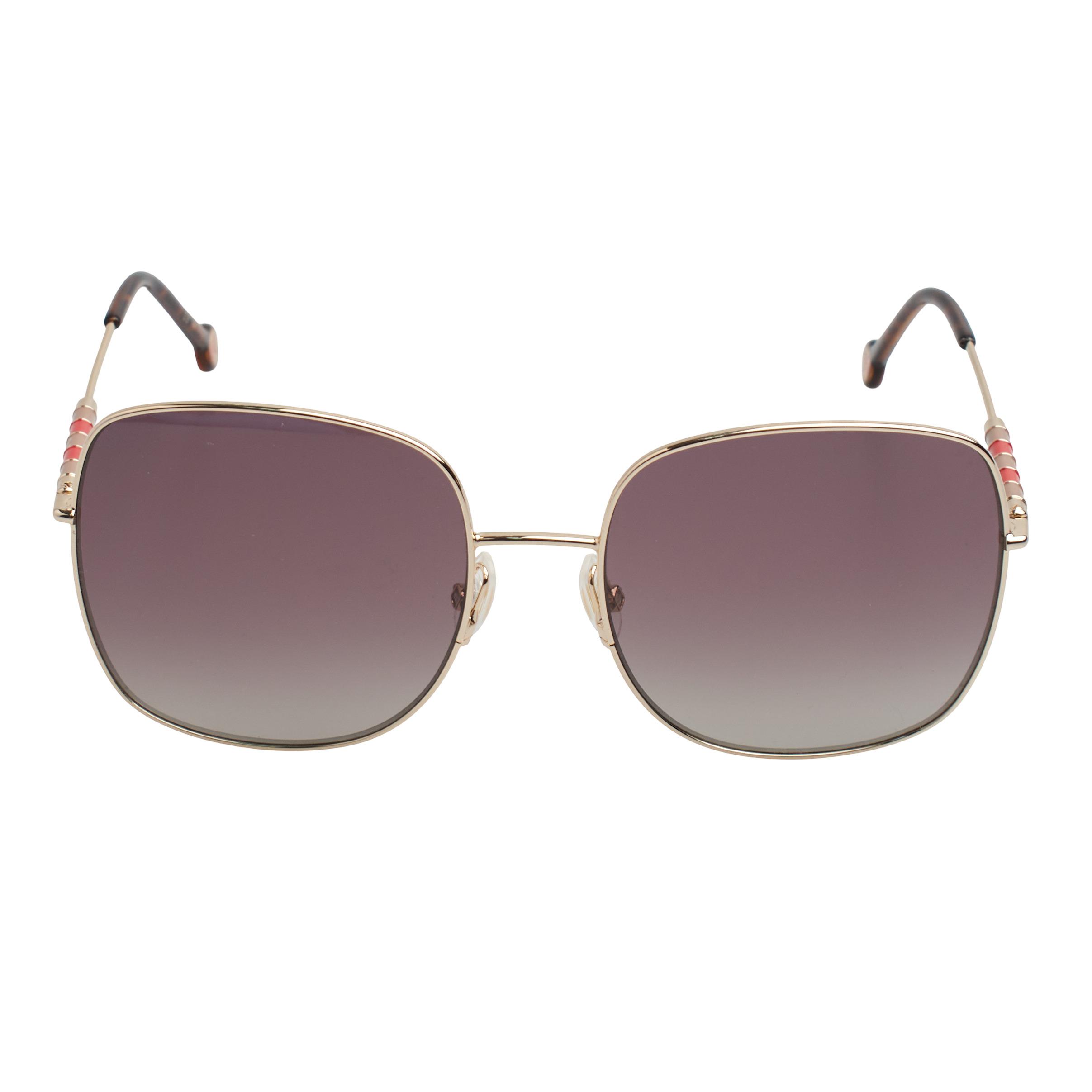 CH0035S Eckige Sonnenbrille aus Metall für Damen