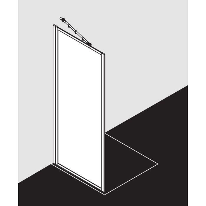 Kermi Nova 2000 Seitenwand ZKN2TWD1002011K 100x200cm, sil/mattgl, Kerolan Fontana