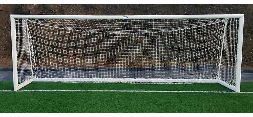 Set Fußball aus Aluminium mit 11 beweglichen Toren 120x120