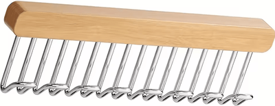 Uplift Curations Left Side Pull Out Sliding Closet Hanger With 8 Hooks Space Saving Wardrobe Organizer 1piece
