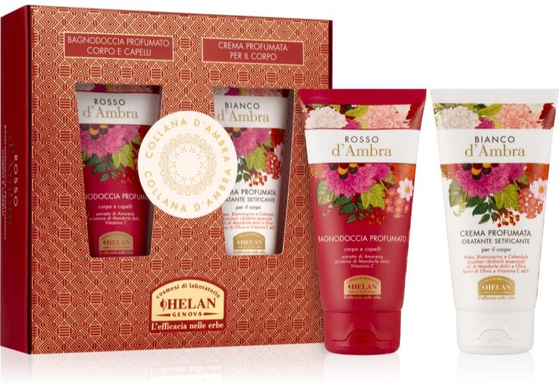 Helan Rosso d'Ambra coffret cadeau corps pour femme