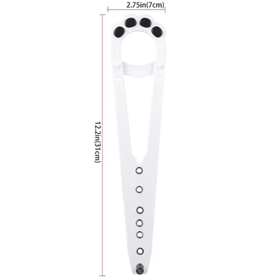 Inspire Curations PawPass Cat Door Holder Adjustable Door Stopper For Easy Pet Access 1 white Black