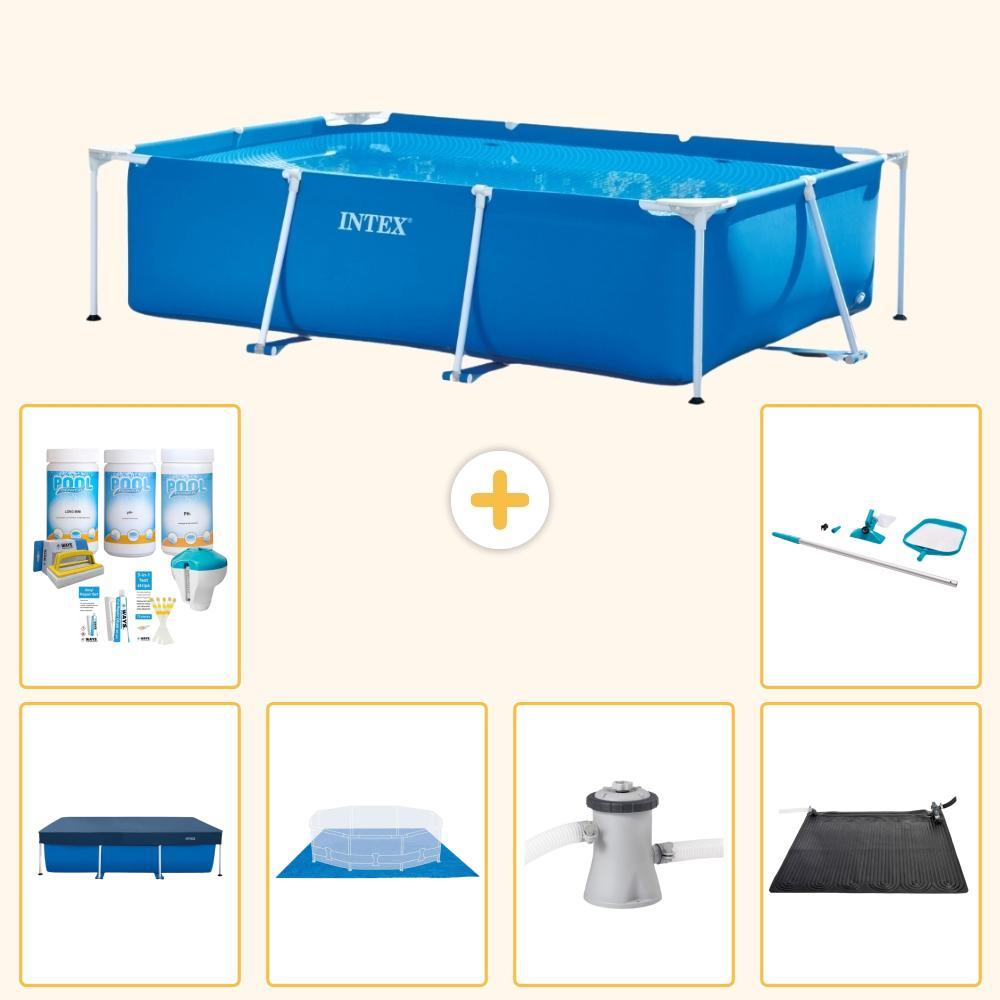Rechteckiger Frame Pool - 260x160x65 cm - 7-teilig SCB97