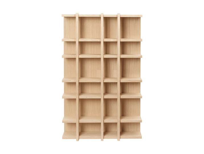 Ferm Living Tilem Bücherregal Eichenfurnier, 4x6
