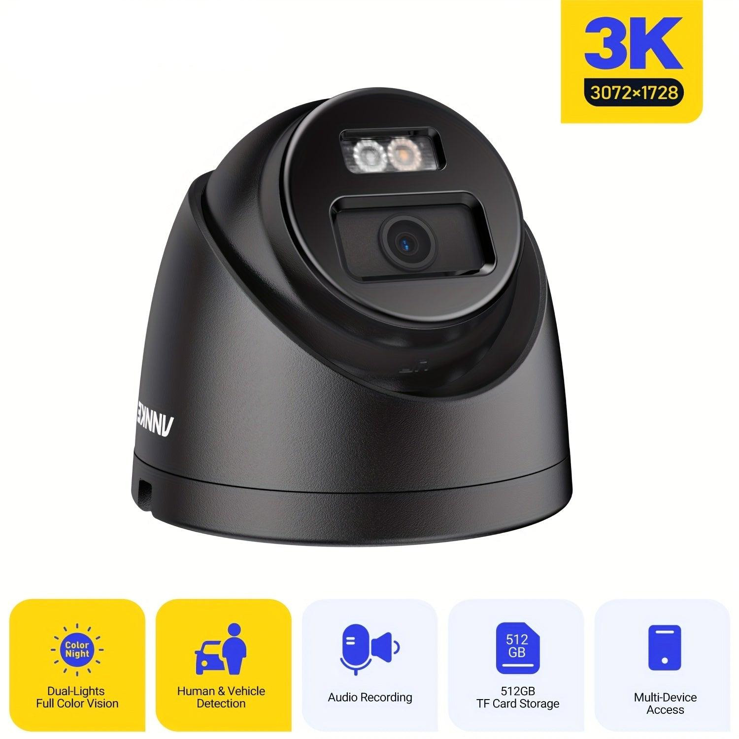 Selius 5MP Beveiligingscamera IP Turret CCTV Surveillance Camera