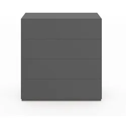 Create Kommode mit 4 Schubkästen Lava Bodenplatte