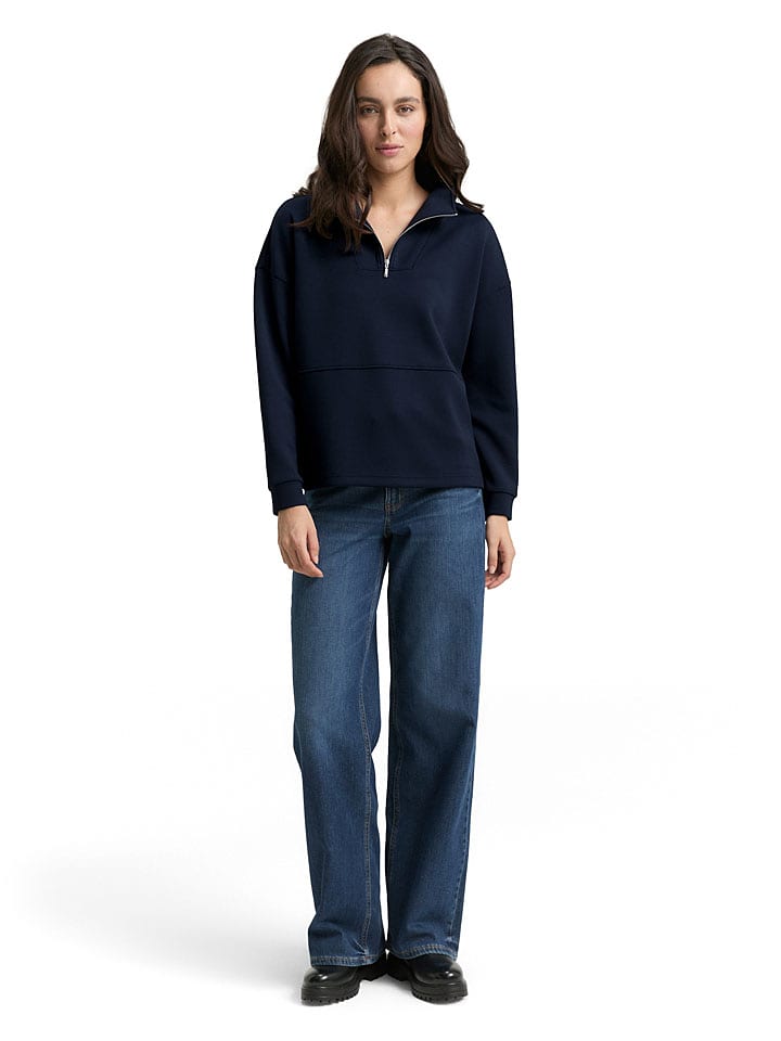 Tom Tailor Sweatshirt in Dunkelblau - XL