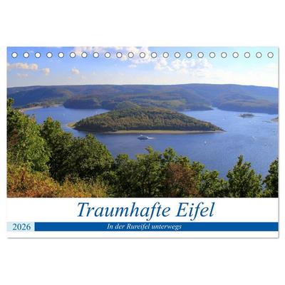 Traumhafte Eifel - In der Rureifel unterwegs (Tischkalender 2026 DIN A5 quer), CALVENDO Monatskalender
