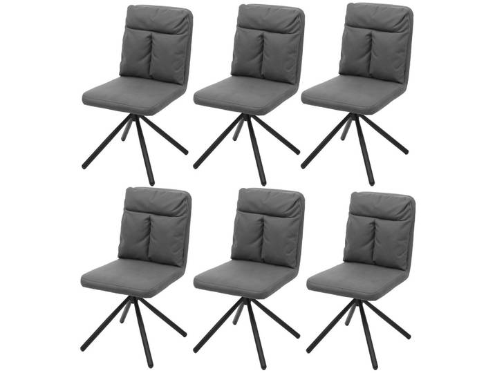 ESSZIMMERSTUHL Grau 6er-Set