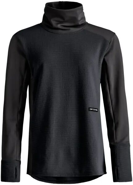 Ski Mid Layer Ortovox Fleece Cord Damen (M - Black Raven)