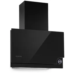 Klarstein Amelia Dunstabzugshaube 123W 60x47x23,5cm LED-Beleuchtung Touch Glas Schwarz