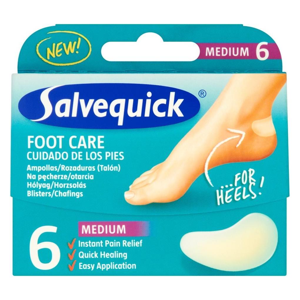 Salvequick ister Patch Foot Care Heels Plasters Onisters And Abrasions Averages 6Pcs. (Fusspflaster, 20 g) (33099729)