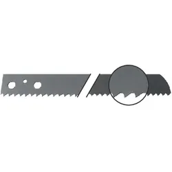 Fein Sägeblatt für die Bearbeitung von PE-Rohre und Gasbeton nur in Verbindung mit Sägeblattführung - 63503040003