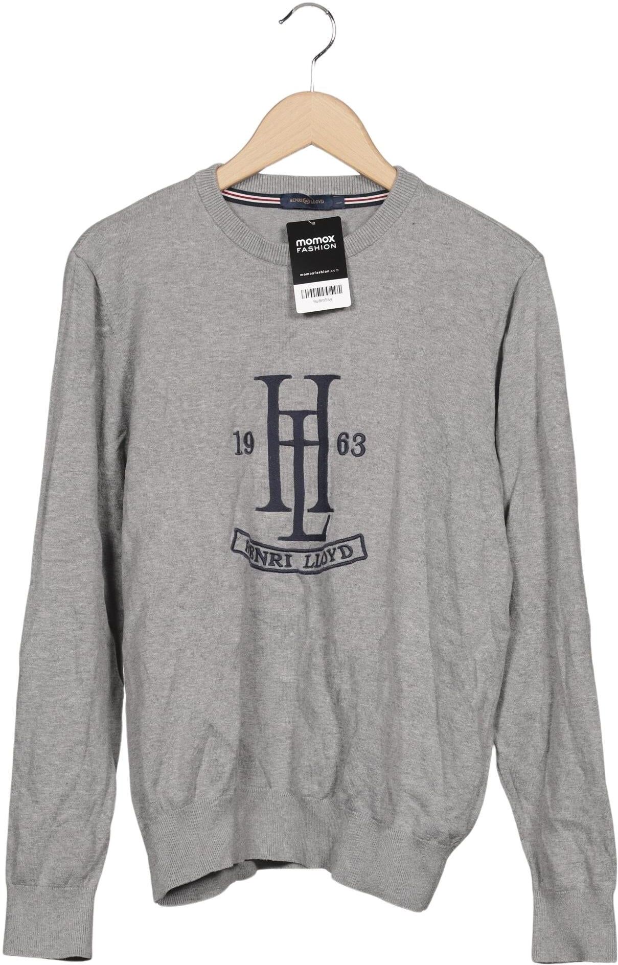 Henri Lloyd Damen Pullover, Grau, Gr. L, Baumwolle - Second Hand