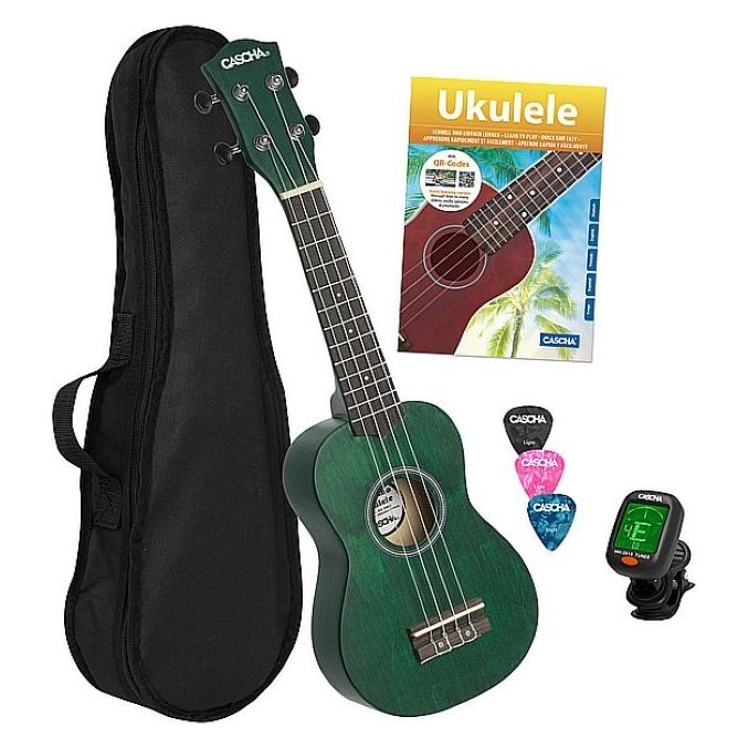 Cascha HH 3972 EN Grüne Sopran-Ukulele (Soprano) (52295798)