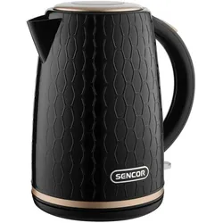 Sencor SWK 7201BK schwarz / Wasserkocher / 2200W / 1,7L, Wasserkocher, Schwarz