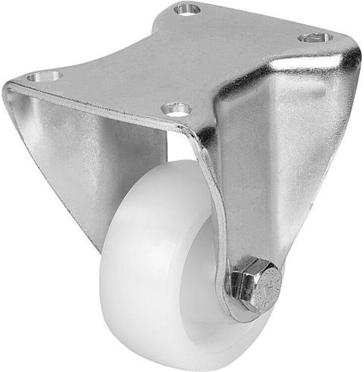 KIPP Bockrolle ohne Feststellsystem Ø75mm Polyamid Stahl (K1772.075321)