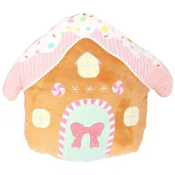 Gingerbread House Kissen braun 40cm
