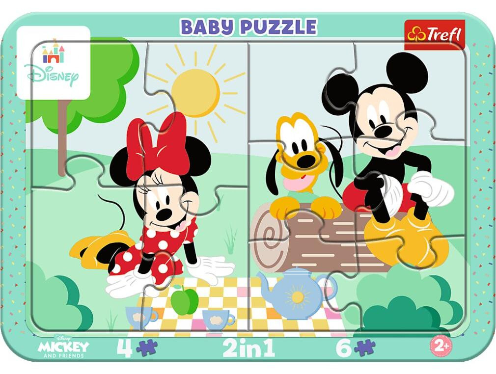 TREFL Disney Baby-Puzzel 2-in-1 met 10 stukjes