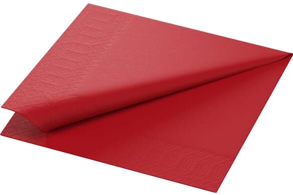Duni Servett D1-lags 33x33cm RÃ¶d, 500st