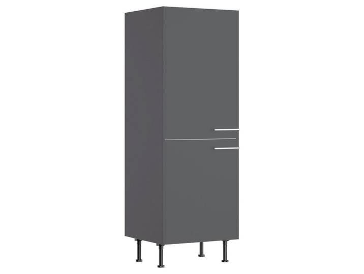 Optifit Geräteumbauschrank, Anthrazit, 1 Fächer, einzeln stellbar, 60x176.6x58.1 cm, Made in Germany, DIN EN ISO 14001, DIN EN ISO 50001, DIN EN ISO 9001, Zusatzausstattung erhältlich, Küchen, Küchenmöbel, Küchenschränke, Geräteumbauschränke