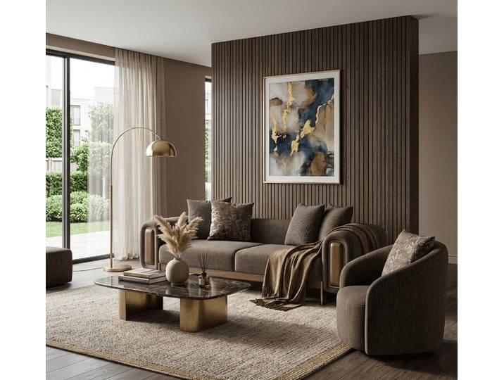 JVmoebel Wohnzimmer-Set Wohnzimmer-Set 3+1 im modernen Stil mit elegantem Design, (2-St)