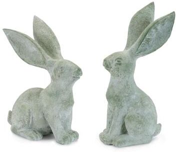 Melrose International Long Ear Rabbit Figurine (Set of 4)