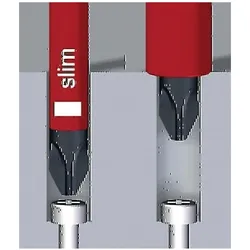 Wiha, Schraubenzieher, Set SoftFinish electric slimFix (TX)