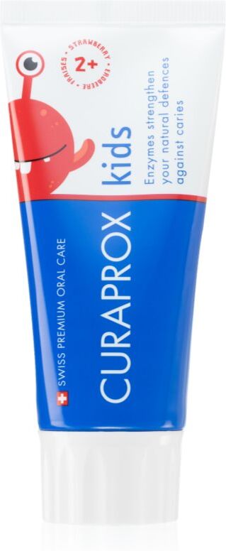 Curaprox Kids Strawberry dentifrice pour enfants au fluorure 60 ml