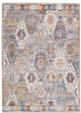Vibe Strata Medallion Multicolor/ Ivory Area Rug