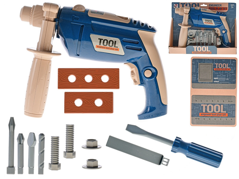 Mikro Trading Accuboormachine met accessoires, 22 cm