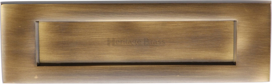Heritage Brass Heritage Letterplate Antique Brass 12.7 cm H x 35.6 cm W