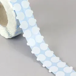 Doppelseitige PET-Klebepunkte, beidseitig schwach haftend, 30 mm, 5000 Stück, transparent